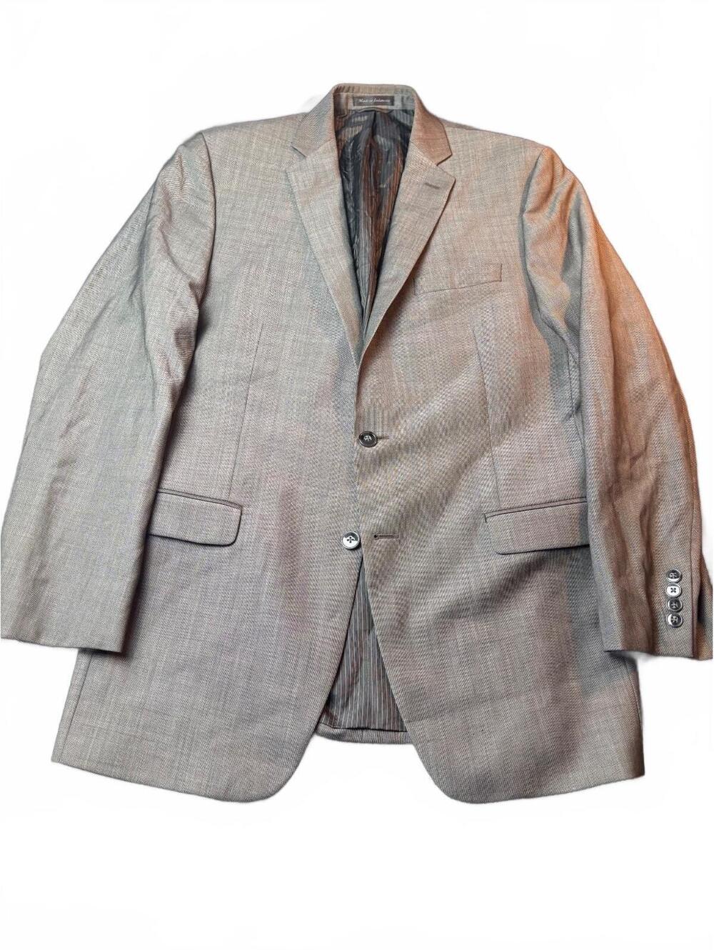 Calvin Klein Slim Fit Men's Gray Wool Blazer Size 40L